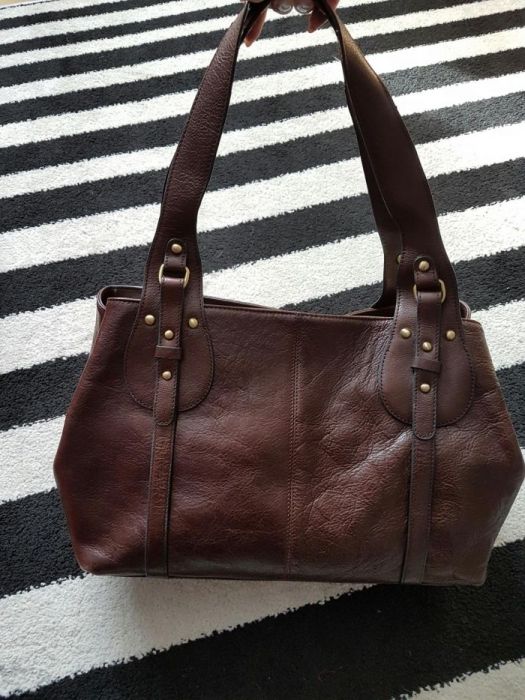 Piękna skórzana torebka