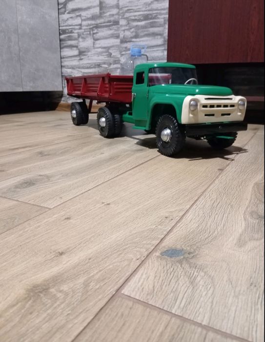 Игрушки машинки СССР. (ЗИЛ - АЗЛК) Полуприцеп