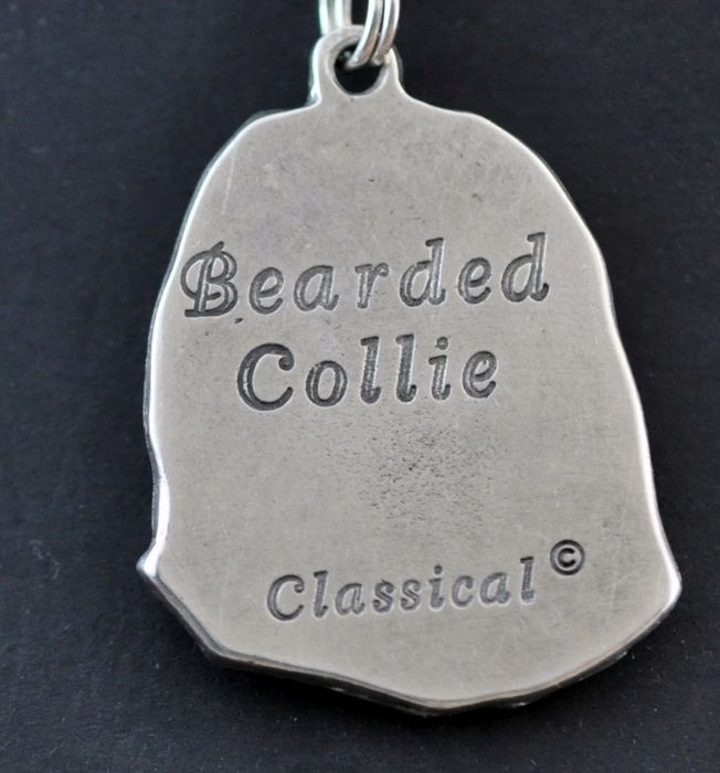 Bearded Collie naszyjnik na lince Art-Dog