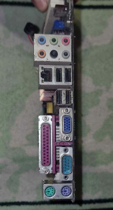 комплект материнка Asus P5KLP-AM + процессор Intel E4600 с кулером