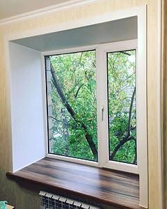 Утеплені відкоси з сендвіч панелі