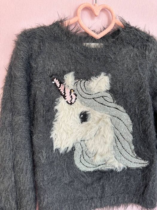 Світер кофтинка тепла hm H&M 110-116р пухнаста