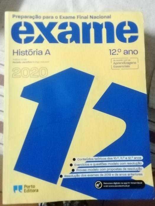 História, Exame Nacional, 12. Ano como novo