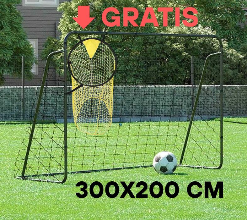 NOWA bramka piłkarska do piłki nożnej 3x2m 300x200cm duża dla dzieci