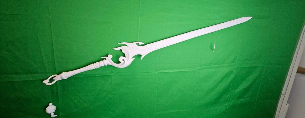 Genshin Impact Lightbearing Moonshard | Arma Zibai para cosplay