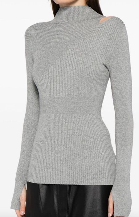 Calvin Klein Womenswear cienki sweter bluzka z  rozcięciem  XL/ XXL