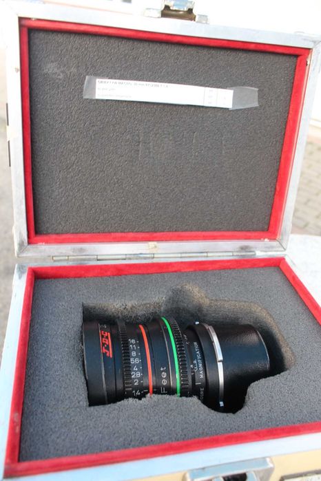 Obiektyw Kinowy JDC Macro 35mm T1.4 PL Mount Dziedzictwo Panavision!