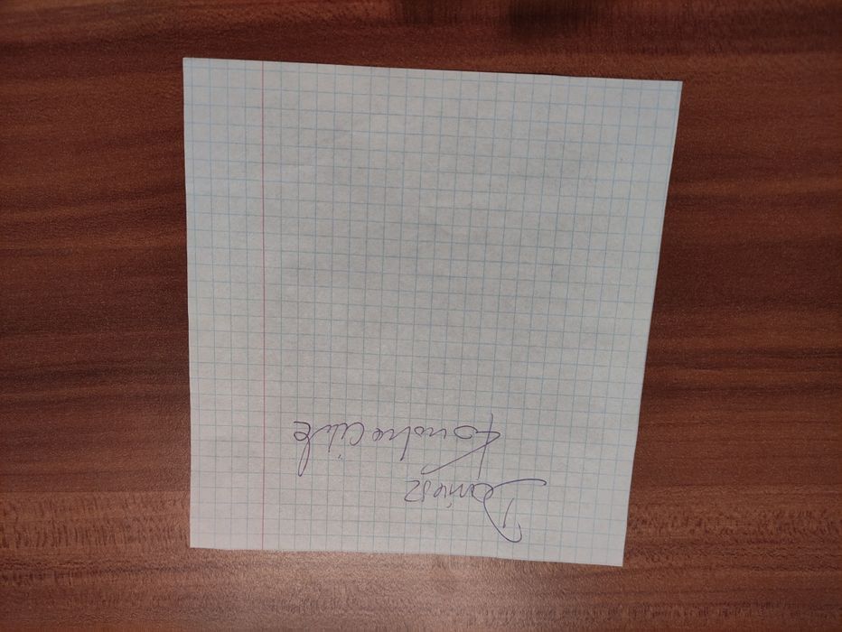 Autograf, podpis - Dariusz Darek Kondraciuk Sport Koszykówka Kosz PL