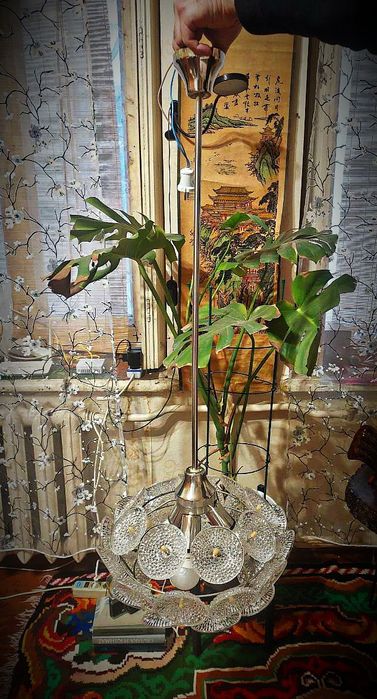 Люстра спутник одуванчик Ера СССР вінтаж ретро реставрована