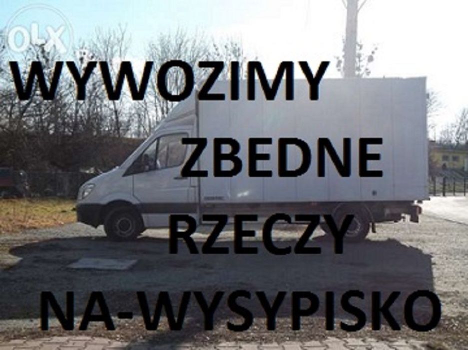 Wywalamy Graty z Chaty na wysypisko -sprzątanie piwnic garazy mieszkań