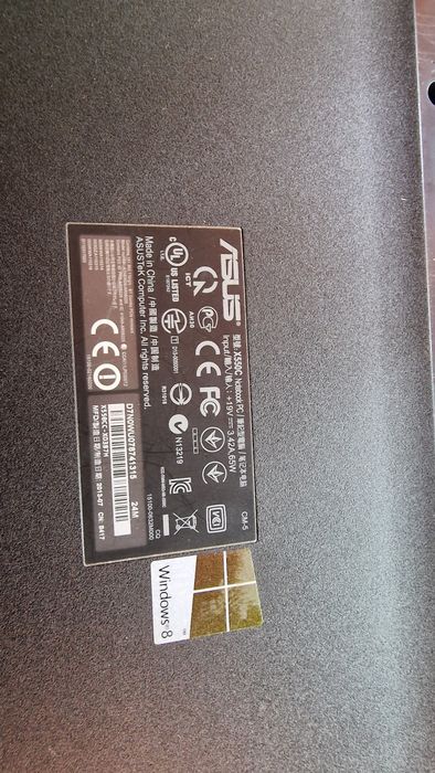 Asus X 550 C i3 windows 10