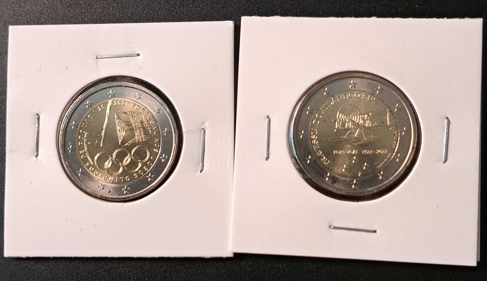 Moedas comemorativas UNC - 2 euro – PORTUGAL