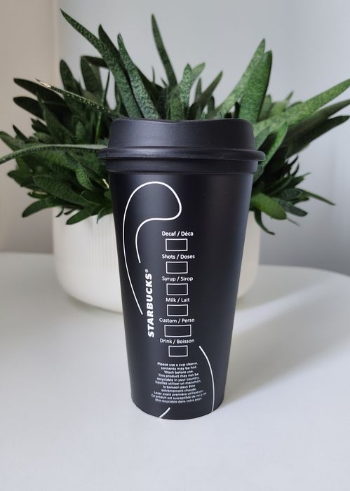 Starbucks kubek wielorazowy kot kotek reusable cup poj. 473 ml