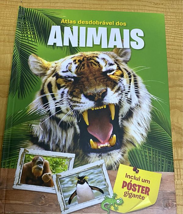 Livro O Meu Atlas Desdobrável dos Animais
