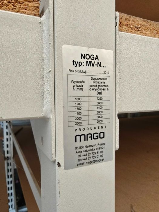 Regały magazynowe MAGO