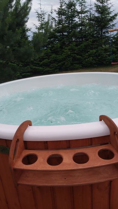 Domek z jacuzzi i sauną