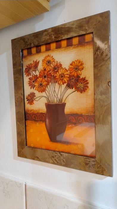 Obraz ,,astry w wazonie "