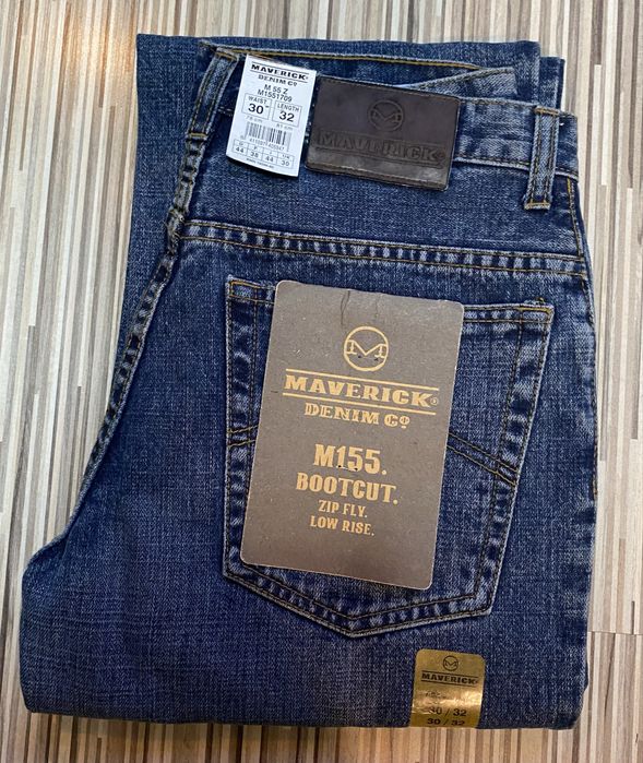Spodnie męskie jeans 30/32 pas  76 cm Maverick nowe granatowe
