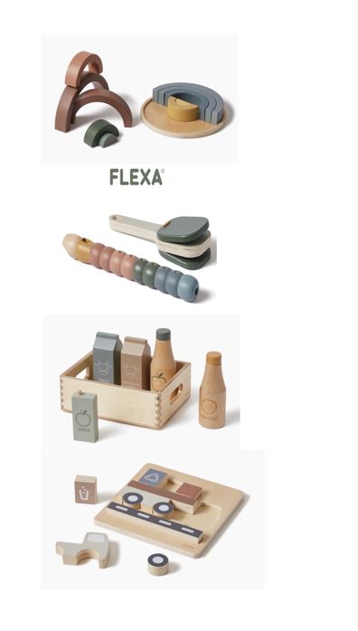 Mega oferta na ręcznie malowane drewniane zabawki Flexa. Hit !!