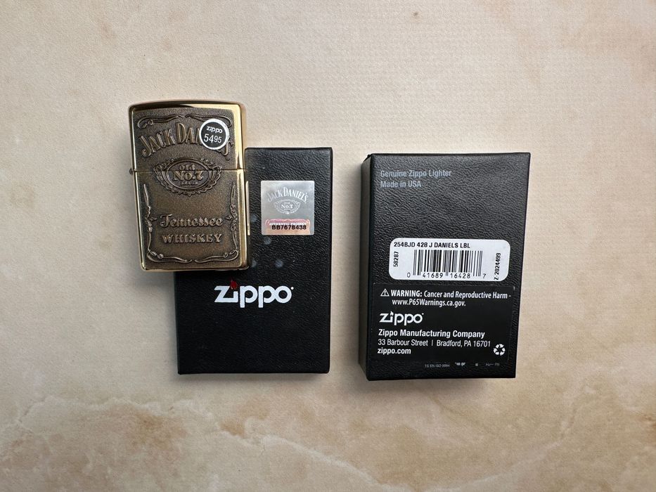 Новая зажигалка Zippo 254BJD.428 Jack Daniel's оригинал подарок: 2