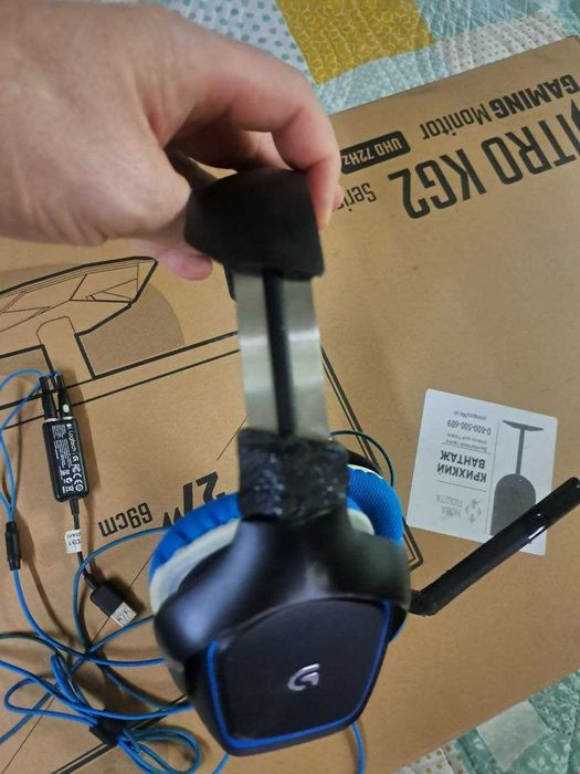Наушники Logitech G430 (Под восстановление / На запчасти)