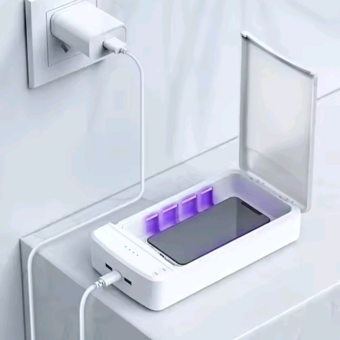 Уф стерилізатор портативний  UV Sanitizer з функцією ароматерапії Біли