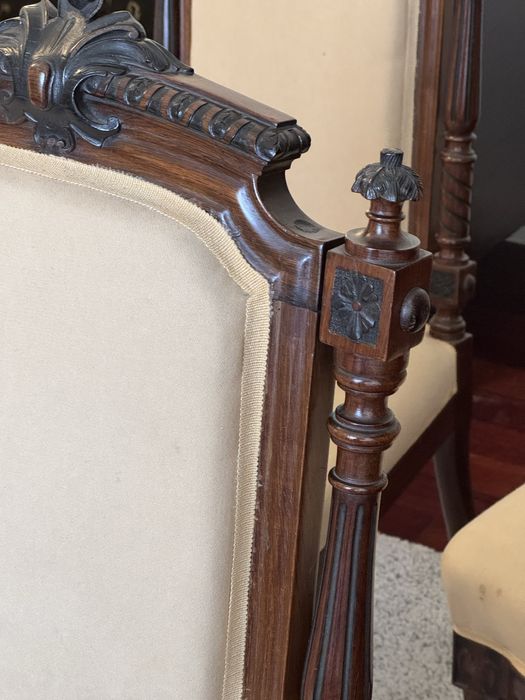 Cadeiras de Pau Santo estilo Romântico