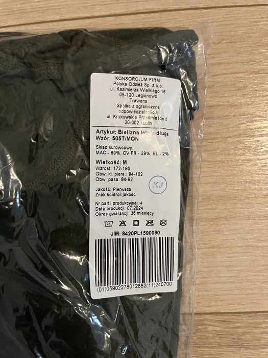 Bielizna letnia długa 505T/MON