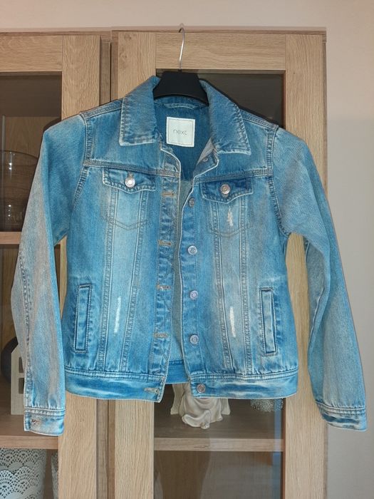 Jeansowa kurtka next, 140