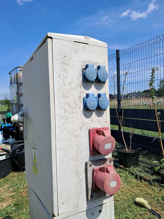 Skrzynka budowlana elektryczna rozbudowana