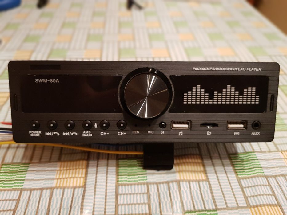 Radioodtwarzacz SWM-80A - USB AUX MP3 PLAYER + pilot