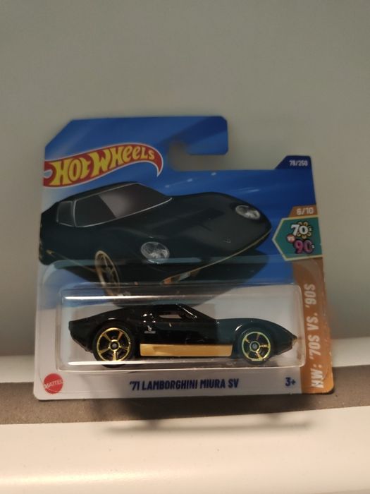 Lamborghini miura sv hot wheels