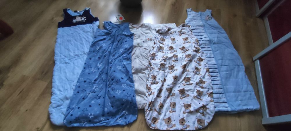 Śpiworki dla dziecka ok 90 cm 5 szt.