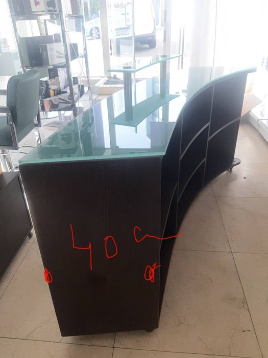 Balcão de receção para salões de beleza