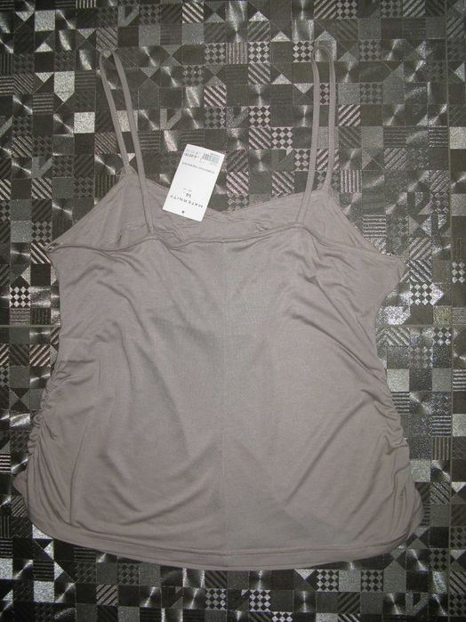 Нежная вискозная майка топ для беременных Dorothy Perkins UK14