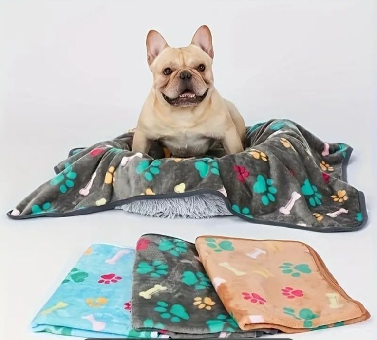 Плед тёплый (флисовый) для животных ( котов, собак)