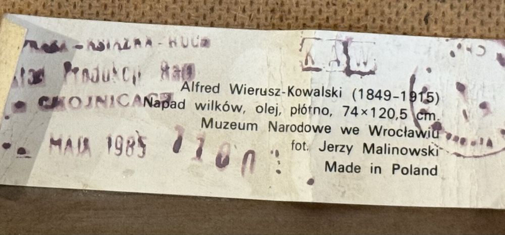 Obraz na płótnie w ramie 51x34cm