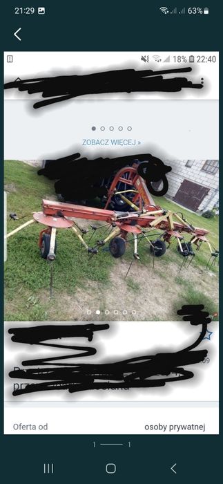 Części przewracarka galafre galfre unifarm