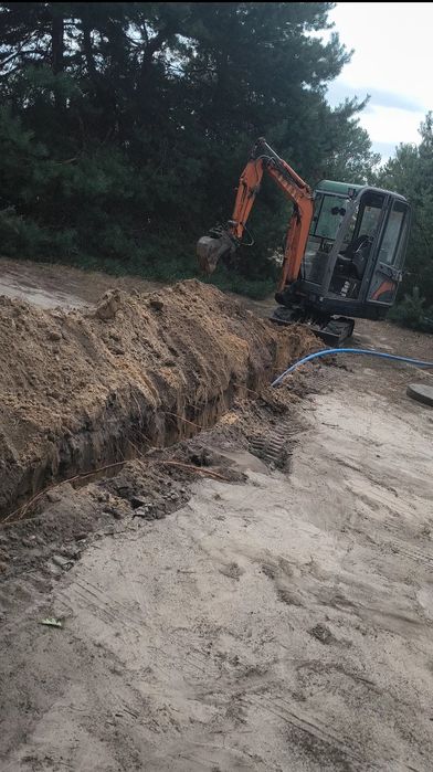 Usługi minikoparką