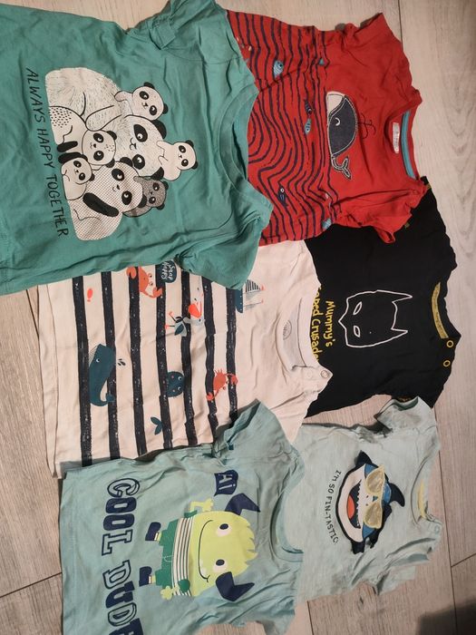 Ubranka na lato dla chłopca rozmiar 74.