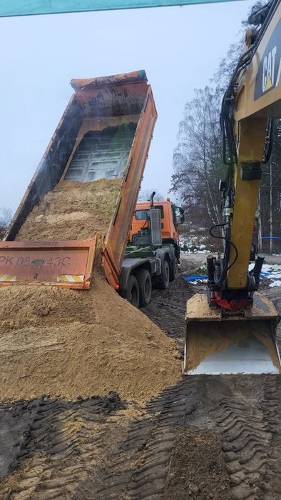 WYWROTKA/KOPARKA/ziemia/piasek/koparko-ładowarka/prace ziemne