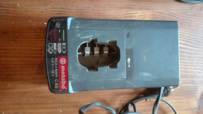 Carregador para berbequim Metabo C45 e C60