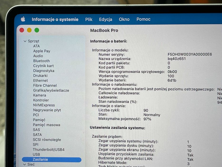 2023 MacBook Pro A2992 14" M3 PRO 36GB 1000GB