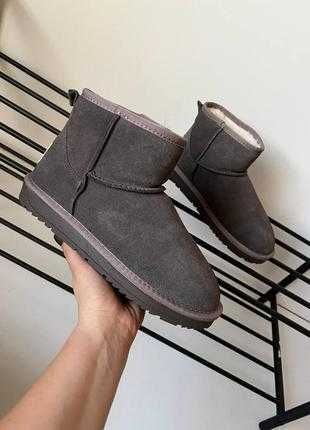 Зимові жіночі UGG уги замшові з хутром