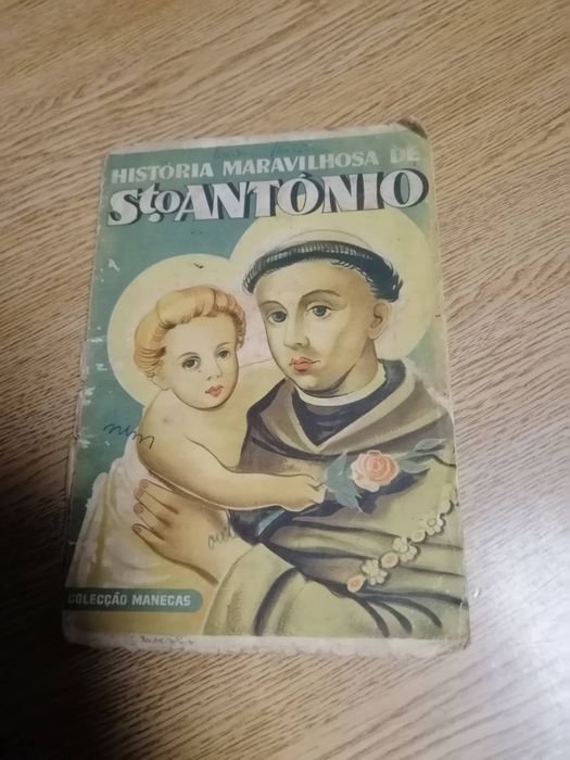 Livro antigo infantil Santo António