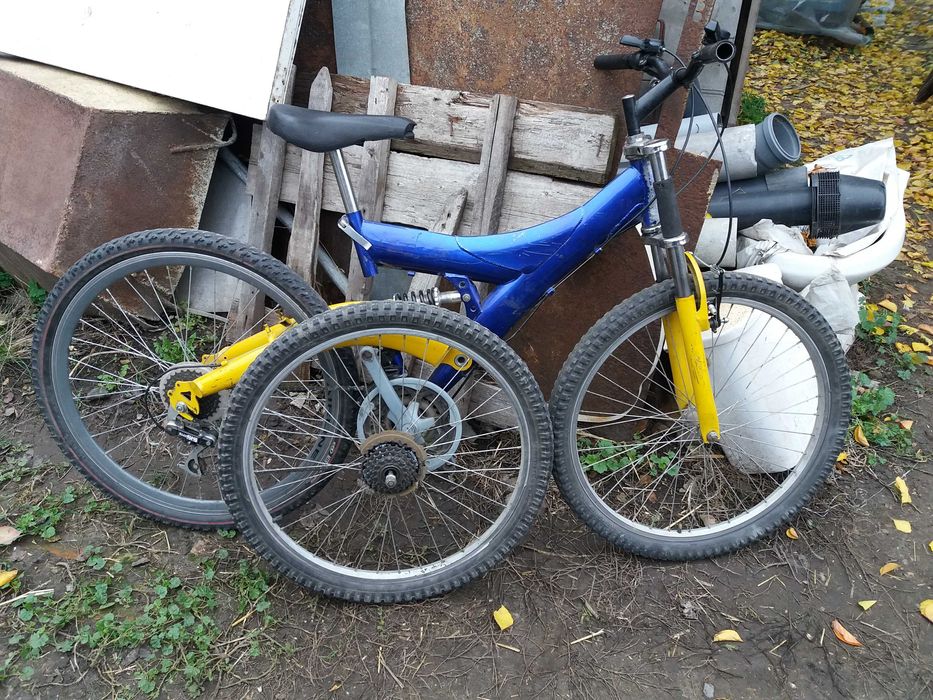 Велосипед двухподвес 24 колеса, обмен