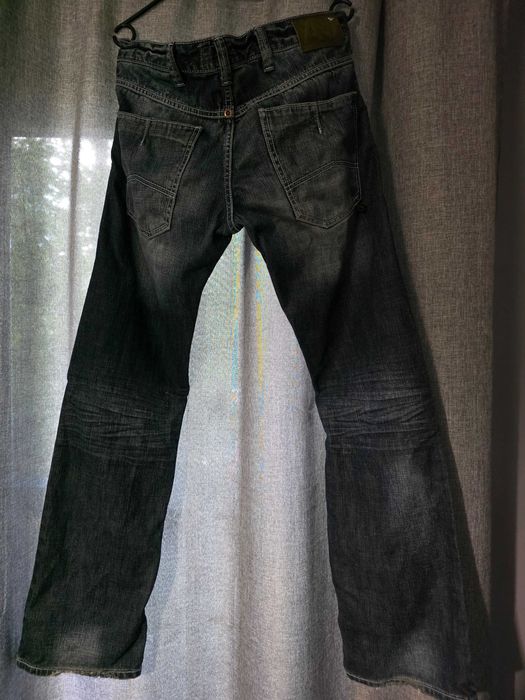Spodnie Armani Jeans vintage retro proste szerokie