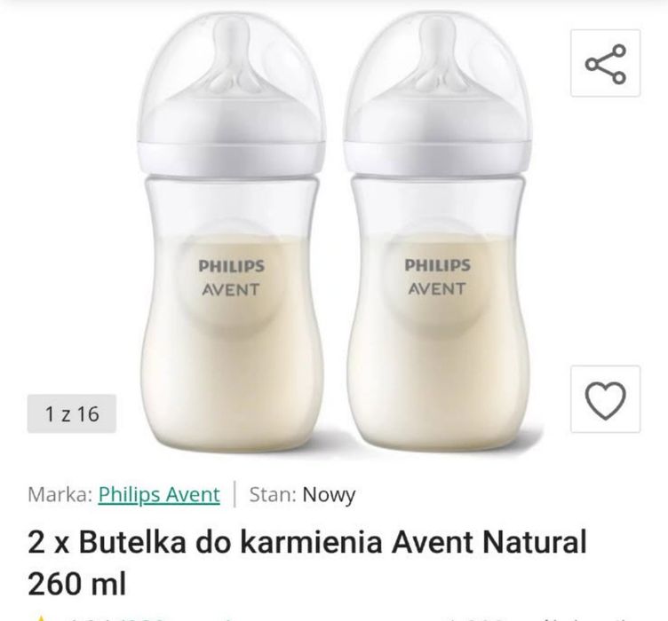 Butelka Philips avent Natural 260ml