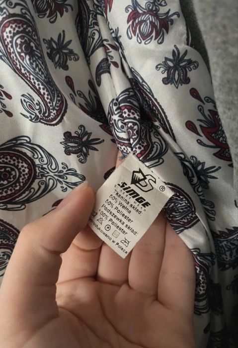 Plaszcz 50% wełna 36 S