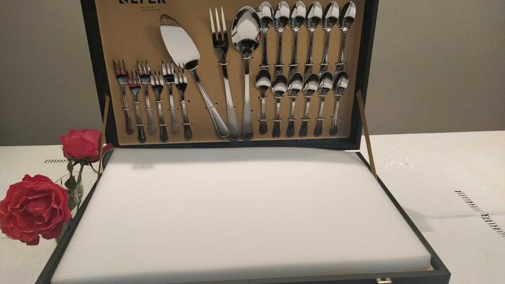 Faqueiro completo em Inox - 130 Peças - Qualidade a ótimo preço